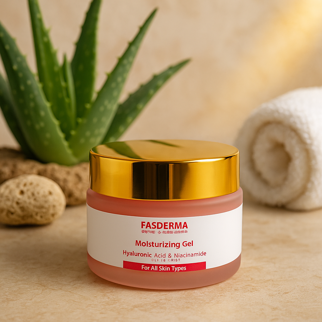 Moisturizing Gel - 50gms - Niacinamide and Hyaluronic Acid Fasderma India