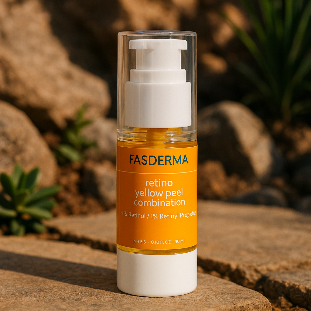 Retino Yellow Peel ( Age -Defying, Deep Pigmentation, Stretch Marks & Acne ) Fasderma India