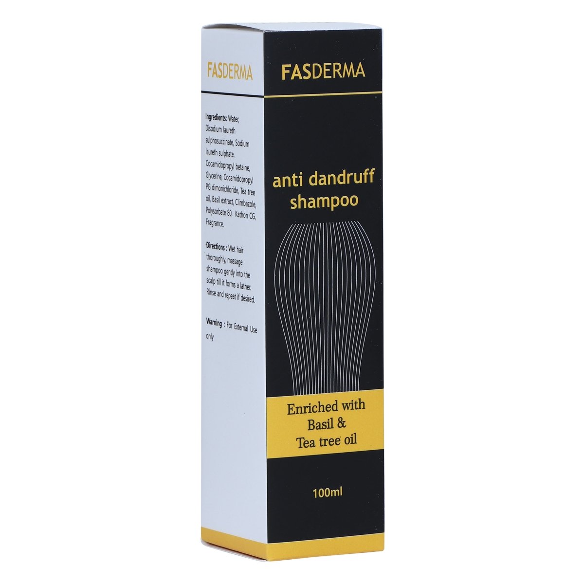 Anti Dandruff Shampoo, 100ml Fasderma India