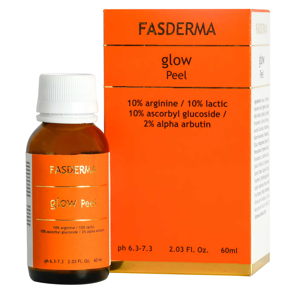 Glow Peel - Instant Effect- 10% Arginine + Hyaluronic acid Fasderma India