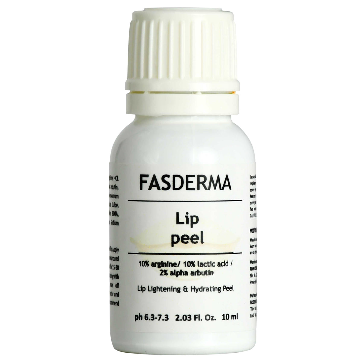 Lip Peel (Firming and Augmentation)- 2% Alpha Arbutin Fasderma India