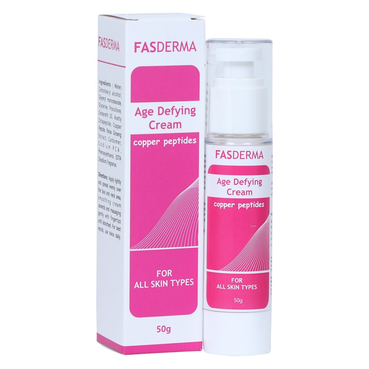Fasderma Age Defying Anti Ageing Cream, 50gm - Fasderma India